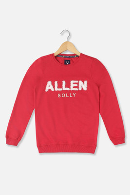 Allen Solly Full Sleeve Printed Girls Sweatshirt