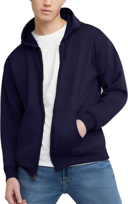 Lecowar Full Sleeve Solid Men Sweatshirt