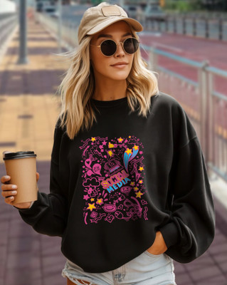 AOOSH Full Sleeve Printed Women Sweatshirt