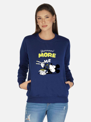 DISNEY by DreamBe Full Sleeve Printed Women Sweatshirt