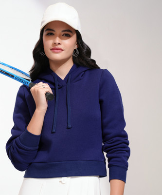 Tokyo Talkies Full Sleeve Solid Women Sweatshirt