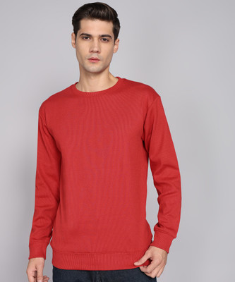 GYRFALCON Full Sleeve Solid Men Sweatshirt