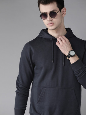 PicPok Full Sleeve Solid Men Sweatshirt