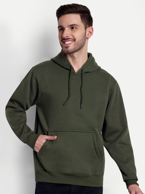 Zeffit Full Sleeve Solid Men Sweatshirt