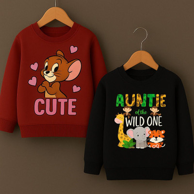 Purelegacy Full Sleeve Printed Baby Boys & Baby Girls Sweatshirt