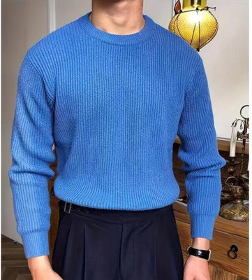 BOOM BAAM Full Sleeve Self Design Men Sweatshirt
