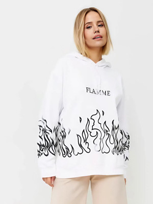 Eddicted Full Sleeve Printed Women Sweatshirt