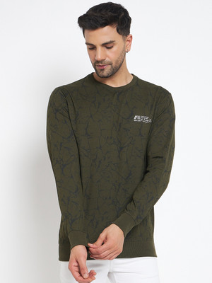 DUKE Full Sleeve Self Design Men Sweatshirt