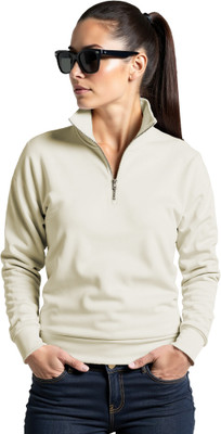 FashionAndYOUTH Full Sleeve Solid Women Sweatshirt