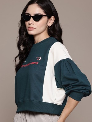 Roadster Full Sleeve Printed Women Sweatshirt