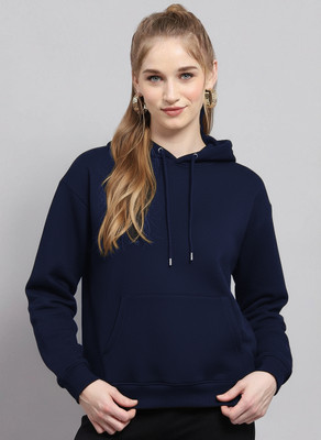 Pwexz Full Sleeve Solid Women Sweatshirt