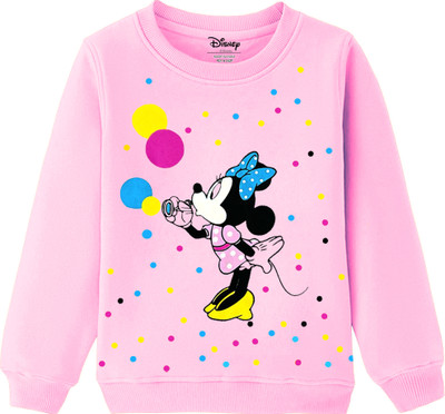 DISNEY BY MISS & CHIEF Full Sleeve Printed Girls Sweatshirt