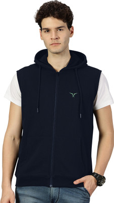 Leon Sleeveless Graphic Print Men Sweatshirt