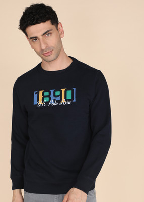 U.S. POLO ASSN. Full Sleeve Printed Men Sweatshirt