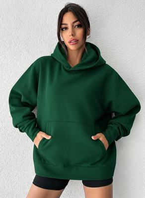 WEARCRAFT Full Sleeve Solid Women Sweatshirt
