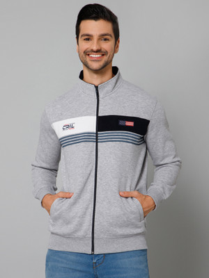 CANTABIL Full Sleeve Color Block Men Sweatshirt