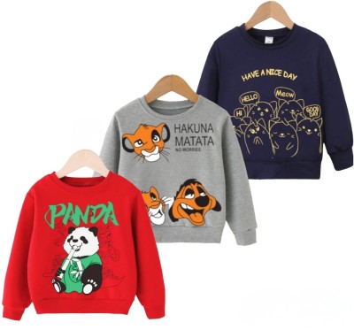 METRO STITCH Full Sleeve Printed Boys Sweatshirt