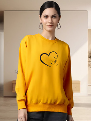 METRONAUT Full Sleeve Printed Women Sweatshirt