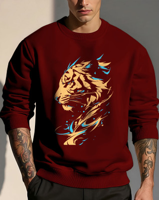 AUSK Full Sleeve Graphic Print Men Sweatshirt
