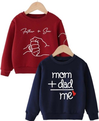 toystshirt Full Sleeve Printed Baby Boys & Baby Girls Sweatshirt