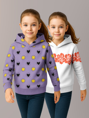 Hellcat Full Sleeve Printed Girls Sweatshirt