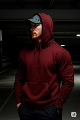 Xsware Full Sleeve Solid Men Sweatshirt