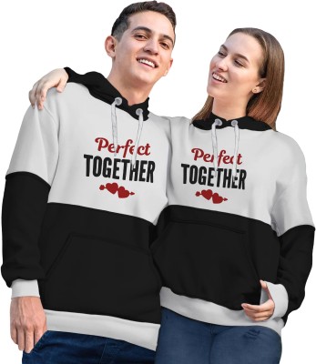 Twinny Zone Full Sleeve Solid Couple Sweatshirt