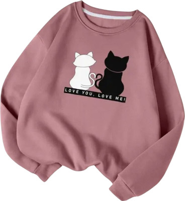 DRAXSTARS Full Sleeve Solid Women Sweatshirt