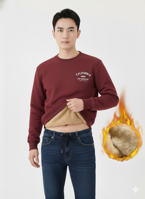 trendbite Full Sleeve Printed Men Sweatshirt