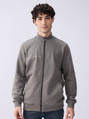 Spykar Full Sleeve Solid Men Sweatshirt