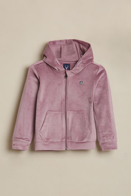 Allen Solly Full Sleeve Solid Girls Sweatshirt