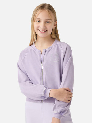 JUNIORS by Babyshop Full Sleeve Solid Girls Sweatshirt