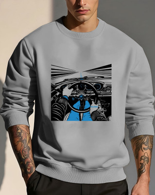 AUSK Full Sleeve Printed Men Sweatshirt