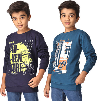 TotzTouch Full Sleeve Printed Boys Sweatshirt
