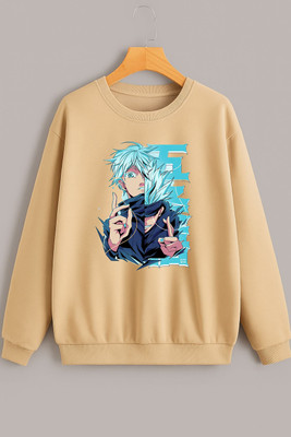 KCON Full Sleeve Printed Men & Women Sweatshirt