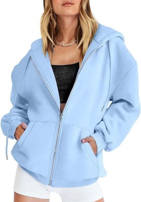 FARICON Full Sleeve Solid Women Sweatshirt