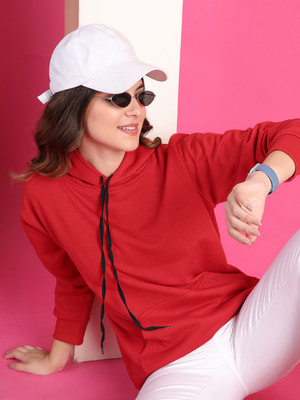 MACK JONNEY Full Sleeve Solid Women Sweatshirt