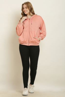 elegance redefined Full Sleeve Solid Women Sweatshirt