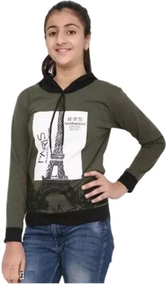 Ticoss Full Sleeve Graphic Print Girls Sweatshirt