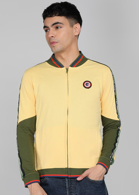 PETER ENGLAND Full Sleeve Color Block Men Sweatshirt
