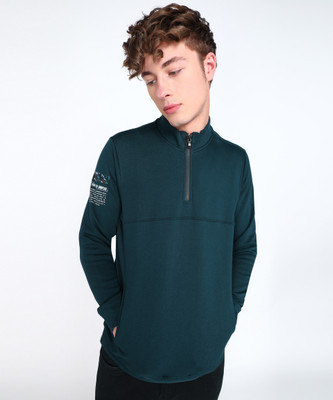 Spykar Full Sleeve Solid Men Sweatshirt