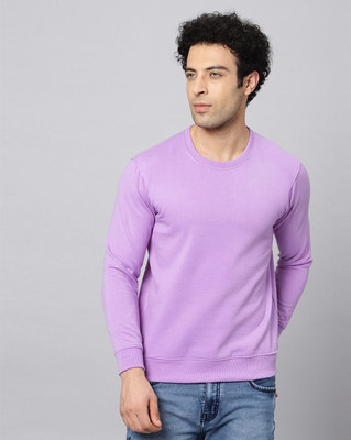 RS FASHION TREND Full Sleeve Self Design, Solid Men Sweatshirt