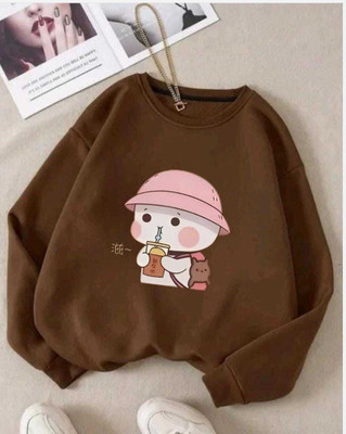 2013 USK COLLECTION Full Sleeve Printed Women Sweatshirt