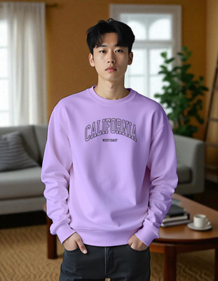 flyind Full Sleeve Graphic Print Men Reversible Sweatshirt
