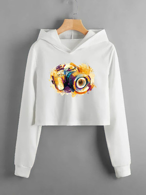 ZOFIS Casual Graphic Print Women White Top