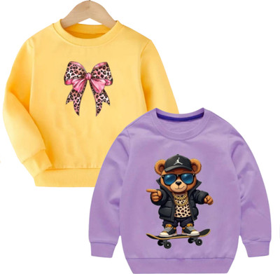 Dollyapparels Trend Full Sleeve Graphic Print Boys & Girls Sweatshirt