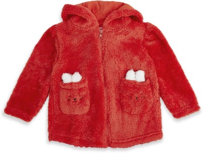 Pantaloons Baby Full Sleeve Solid Baby Girls Jacket