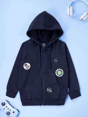 KiddoPanti Full Sleeve Applique Boys Sweatshirt