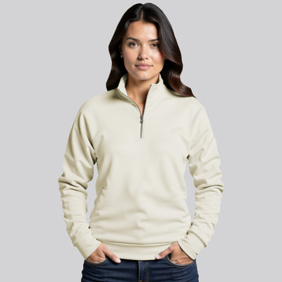 TeeWink Full Sleeve Solid Women Sweatshirt