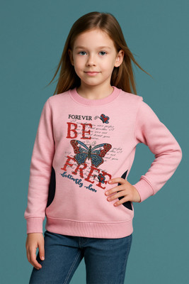 HILLS & DALES Full Sleeve Printed Girls Sweatshirt